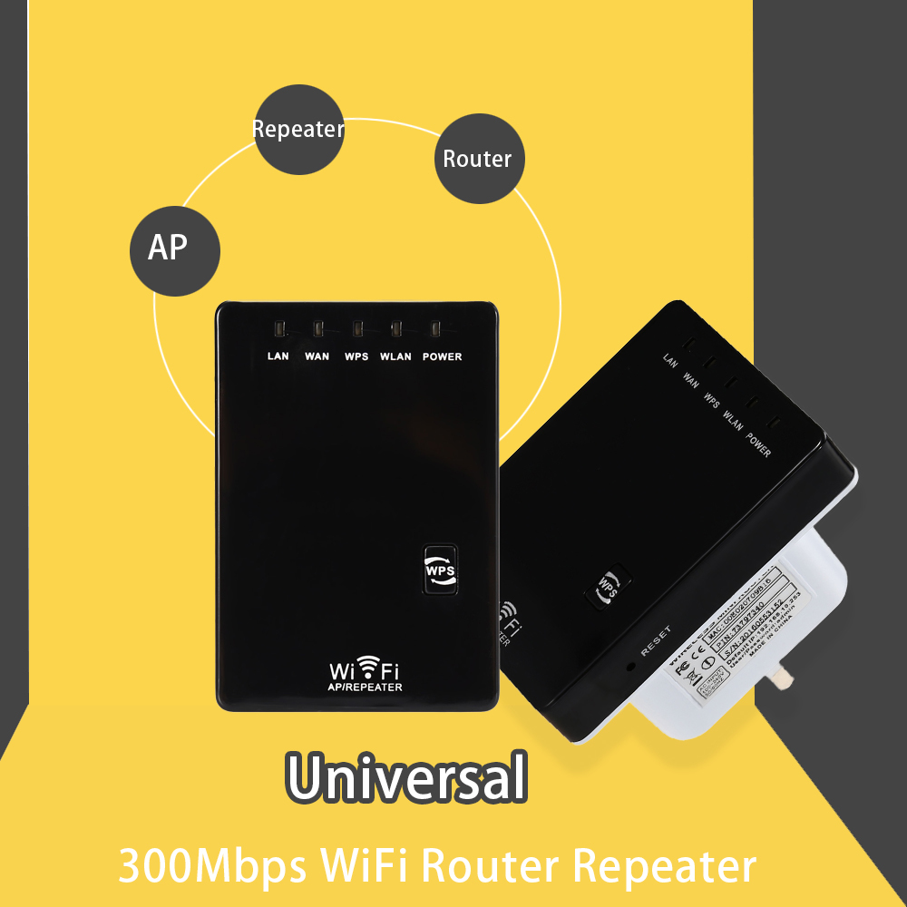 Wifi Range Extender - 300Mbps Wifi Repeater Wireless Mini Router
