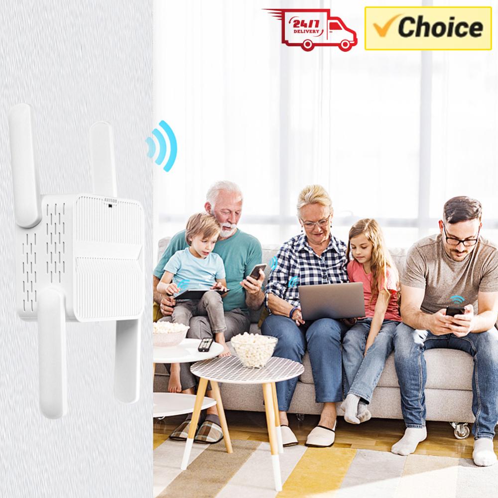 Wifi Range Extender - WiFi 6 Repeater Extender 1500Mbps WiFi