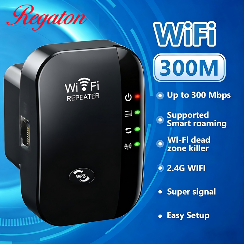 Wifi Range Extender - Wireless 300M 2.4GHz WiFi Range Extender,