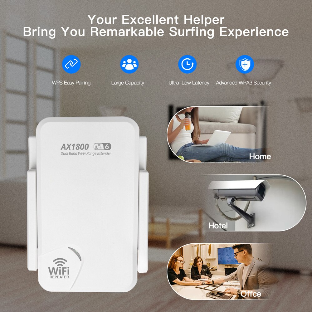 FENVI WiFi6 AX1800 Wireless Re - Wifi Range Extender 评论和价格