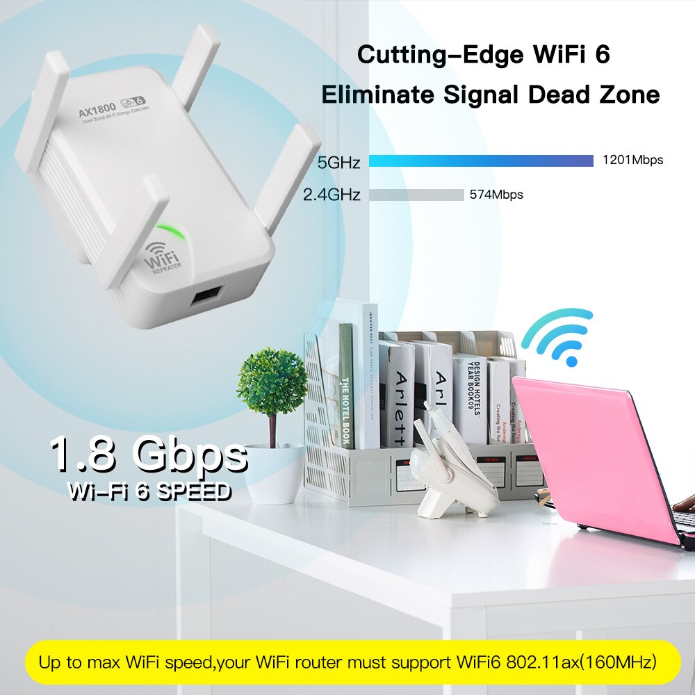 FENVI WiFi6 AX1800 Wireless Re - Wifi Range Extender 评论和价格
