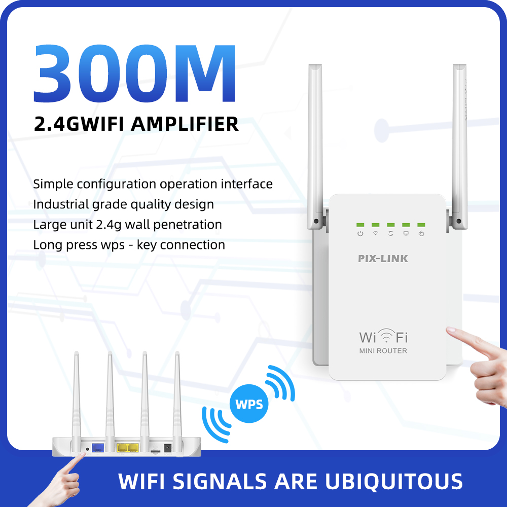 PIX-LINK WR02E Wireless WiFi R - Wifi Range Extender 评论和价格