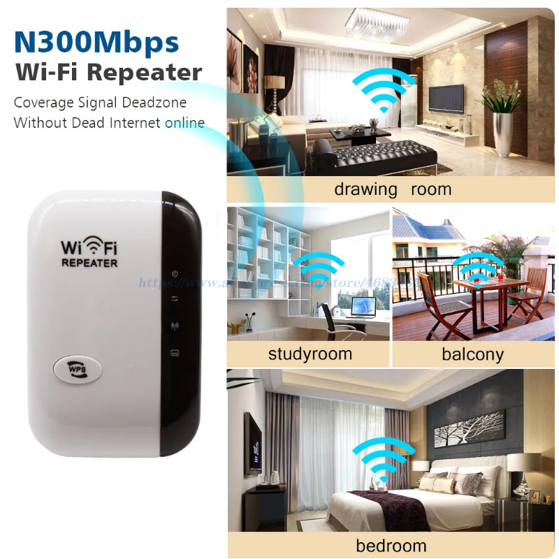 Wireless WiFi Repeater, Long R - Wifi Range Extender 评论和价格