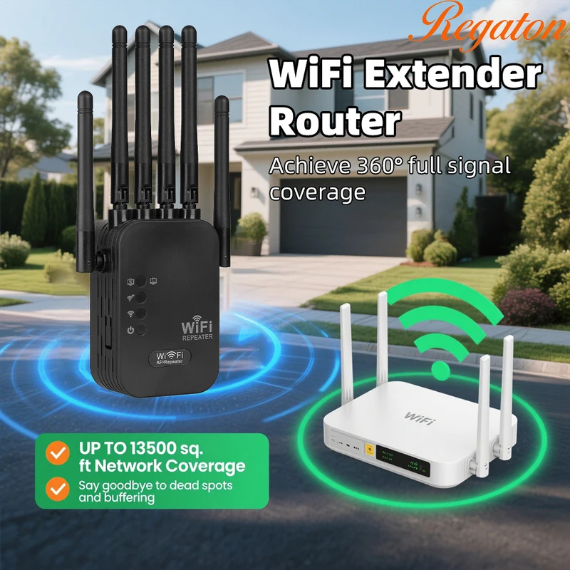 Wireless 5G WiFi Repeater 1200 - Wifi Range Extender 评论和价格
