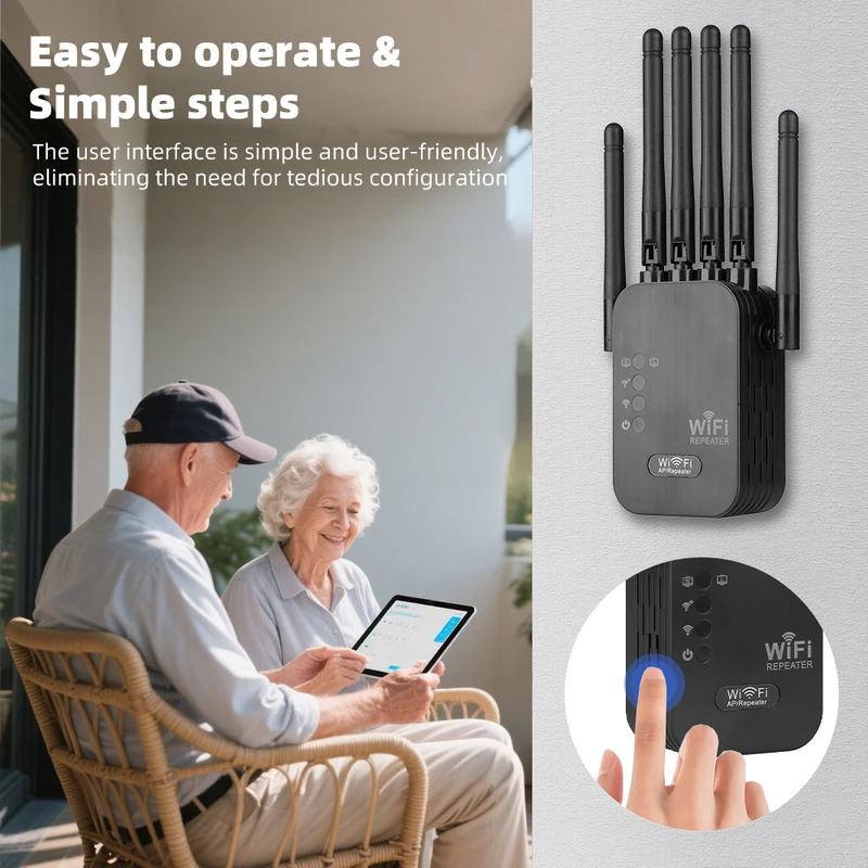 Wireless 5G WiFi Repeater 1200 - Wifi Range Extender 评论和价格