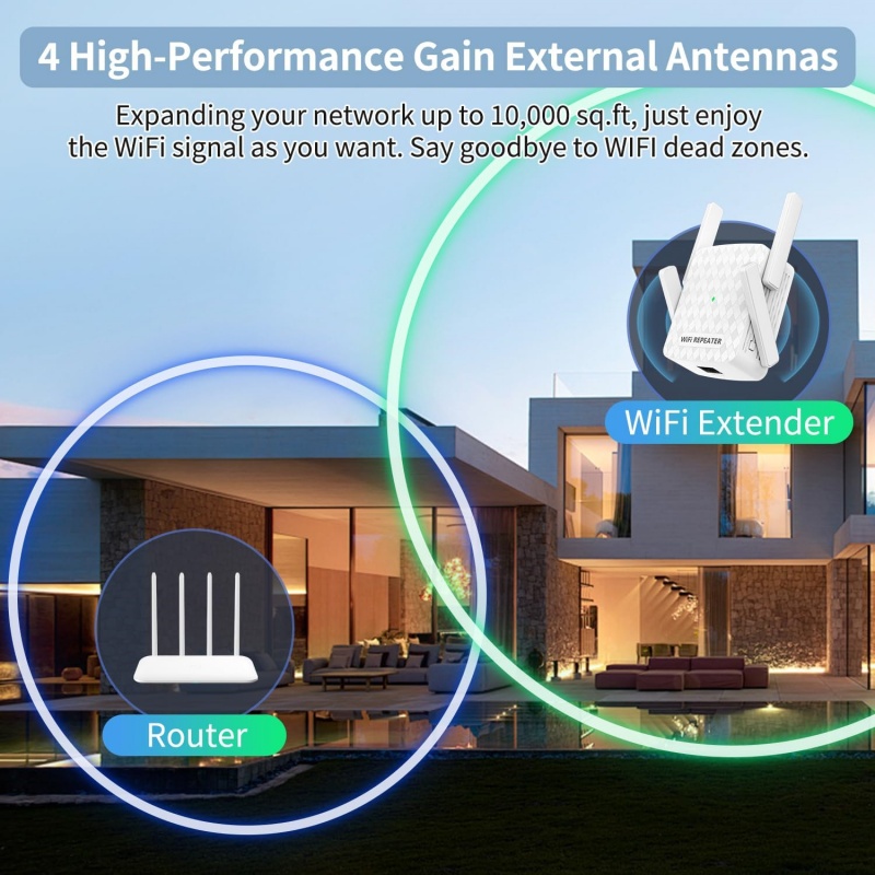 1200Mbps Wireless Wifi Extende - Wifi Range Extender 评论和价格