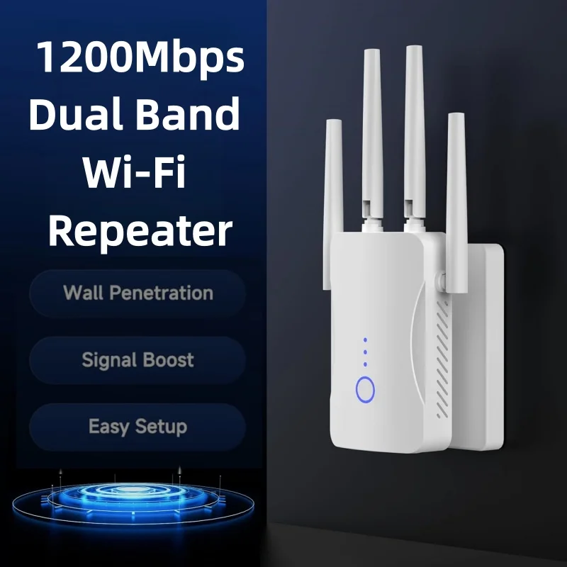 2.4G/5GHz Dual Band WiFi Repea - Wifi Range Extender 评论和价格