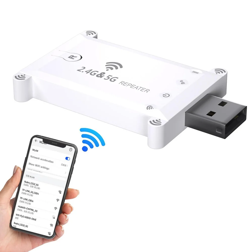 WiFi FIY 2.4g/5g Usb Wifi Repe - Wifi Range Extender 评论和价格